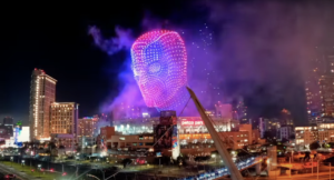 Sponsoring Drone Light Shows Deadpool And Wolverine Drone Show